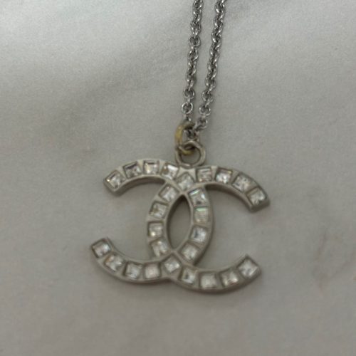 ラインストーン ネックレス ココマーク