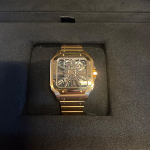 カルティエ サントス WHSA0016　ピンクゴールド