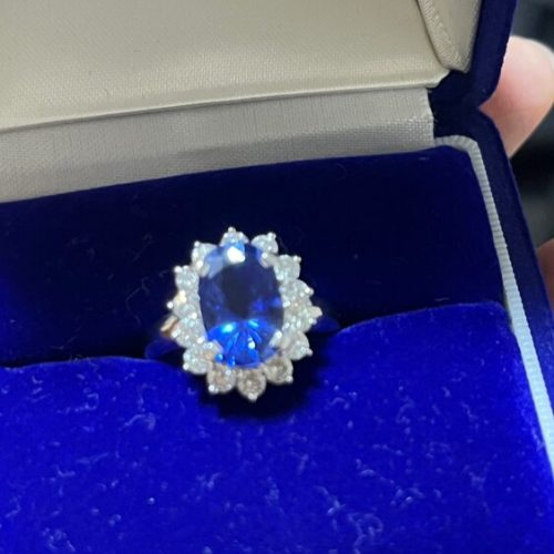 サファイアダイヤモンドリング