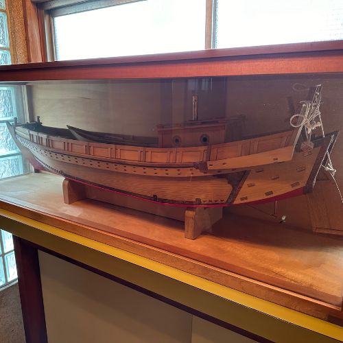 海苔船、べかぶねの模型