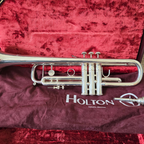 HOLTON T101GBS トランペット 銀メッキ仕上げ ゴールドブラス