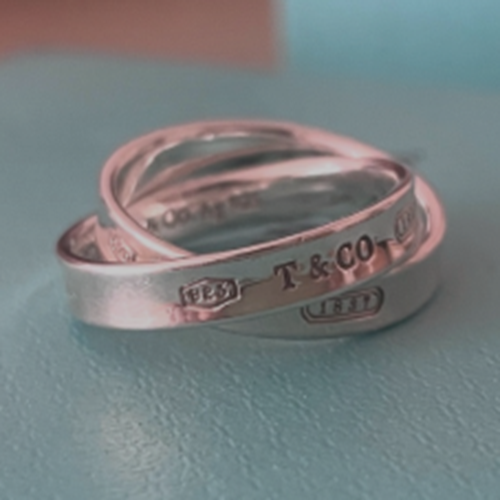 Tiffany & Co. シルバー925 インターロッキング サークル リング