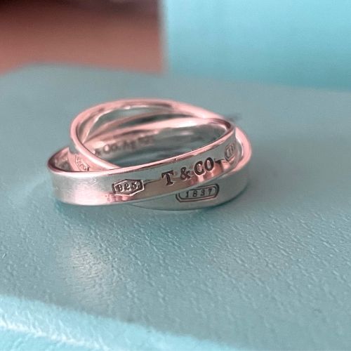 Tiffany & Co. シルバー925 インターロッキング サークル リング