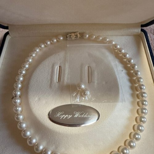 ミキモト　アコヤ貝　パールネックレス