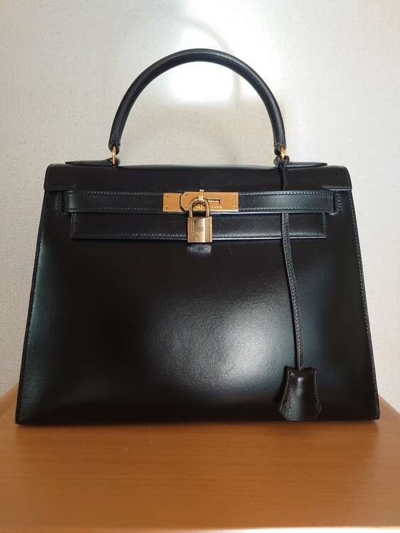 エルメス ケリー28 ボックスカーフ