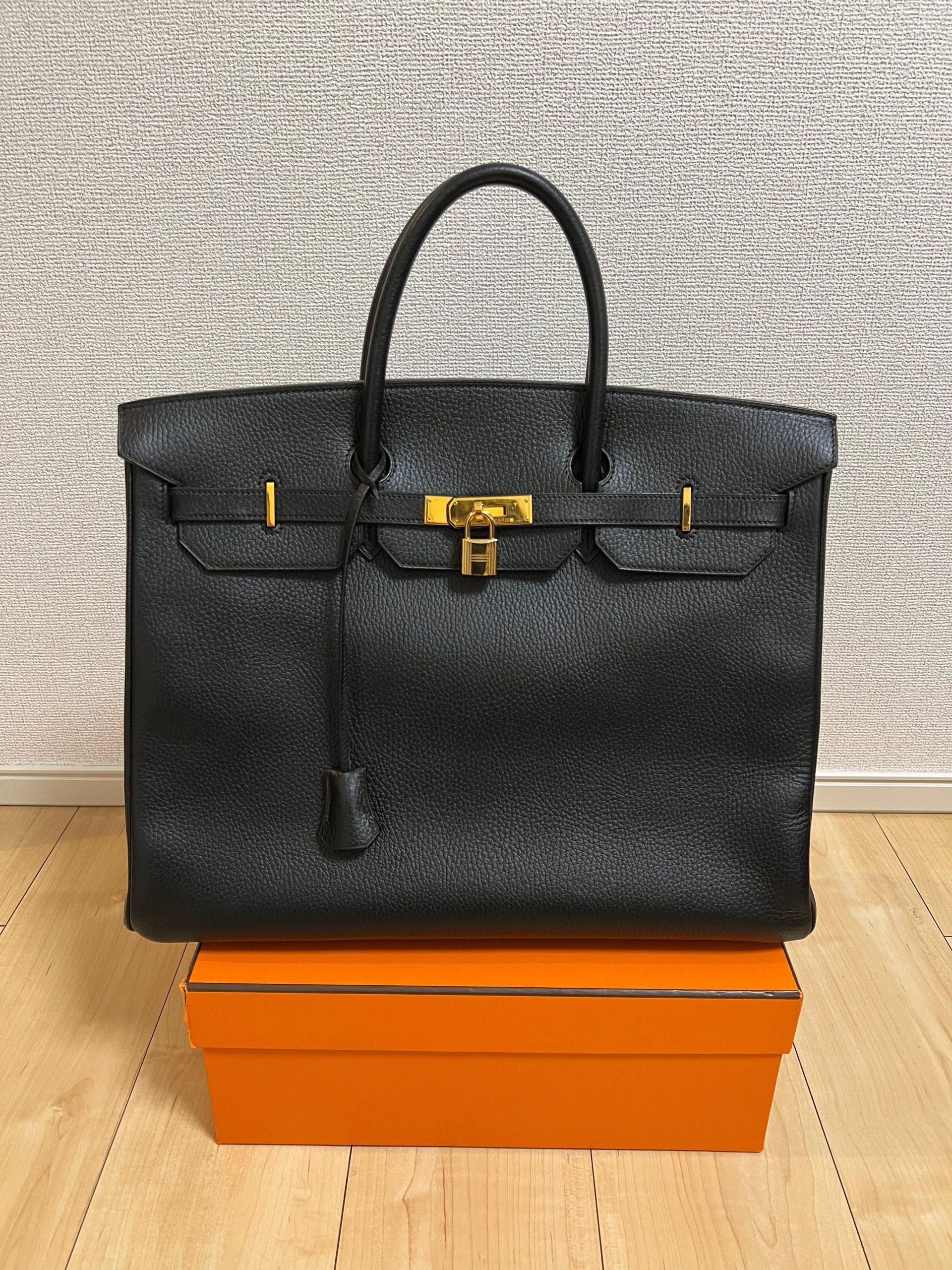 バーキン40 ゴールド金具 ブラック