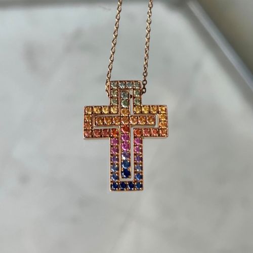 ダミアーニ　ベルエポック　レインボーピンクゴールド　ネックレス