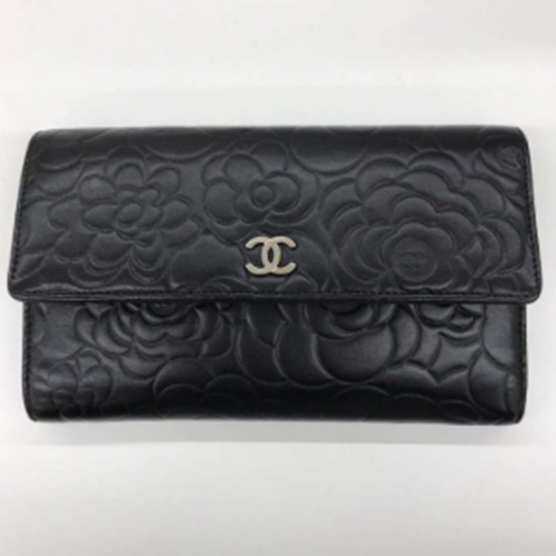 シャネル カメリア 長財布