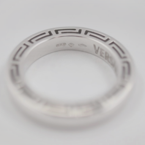 VERSACE ヴェルサーチ リング・指輪 K18ホワイトゴールド ホワ