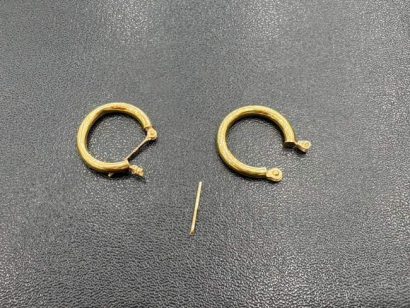 貴金属 K18 壊れたピアス
