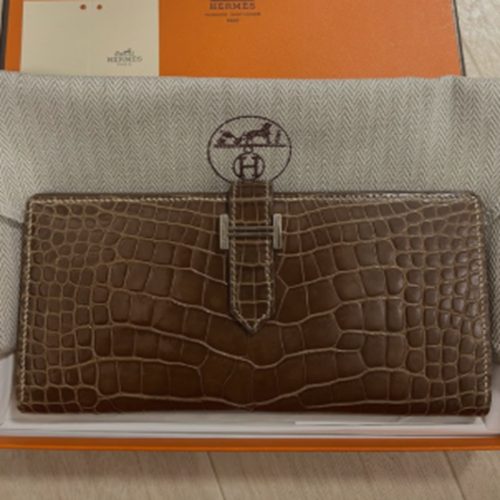 エルメス　ベアン　アリゲーター