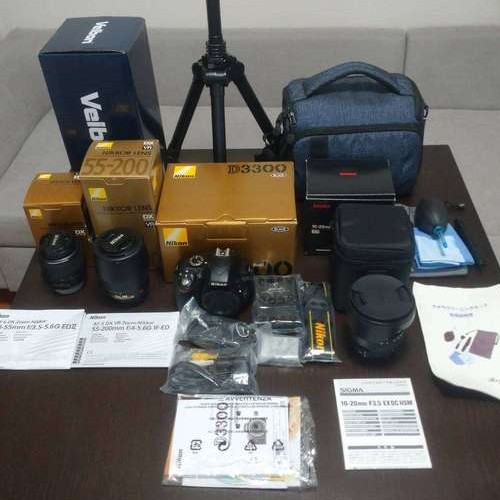 Nikon(ニコン) D3300 ダブルズームキット ブラック+レンズ+その他