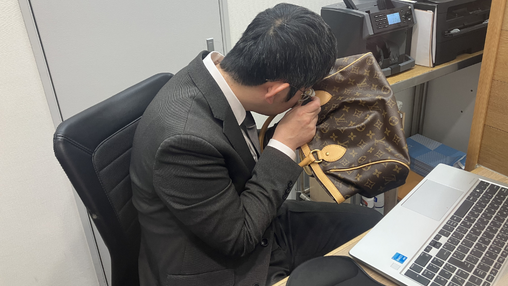 大黒屋 質麻布十番買取センター_ルイヴィトン モノグラム ティボリ PM M40146_ルーペ刺締