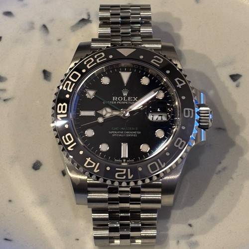ロレックス GMTマスター GMTマスターII 126710GRNR [ジュビリーブレスレット ブラック