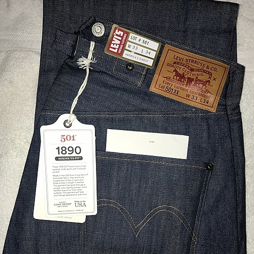 リーバイス LVC 501xx 1890年モデル