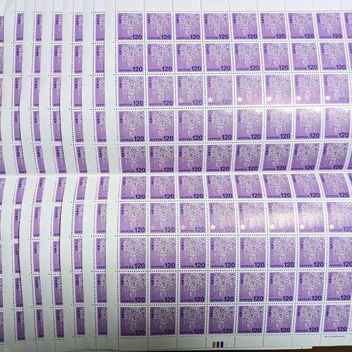 120円切手ｘ8シート（800枚）