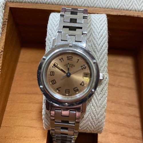 HERMESクリッパー　ピンク