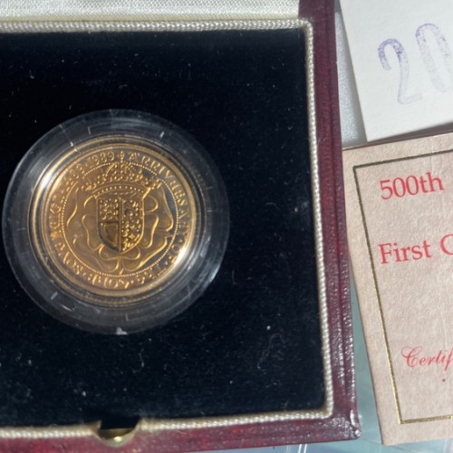 イギリス金貨500周年ロイヤルミント