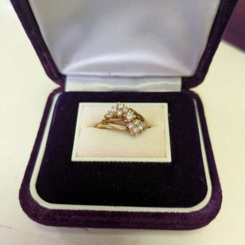 18金ダイヤモンドリング