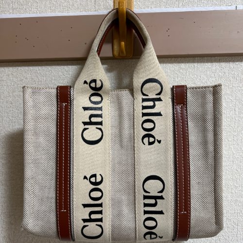 クロエ スモールウッディ トートバッグ