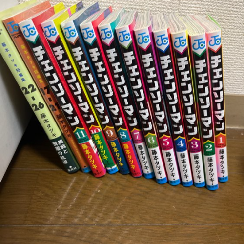 呪術廻戦、進撃の巨人、鬼滅の刃、チェンソーマン、アクタージュ、かぐや様は告らせた