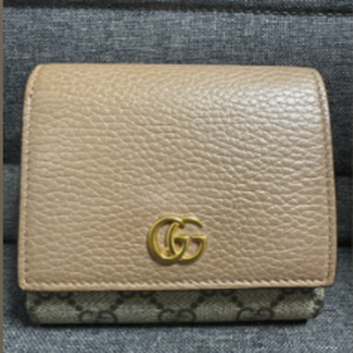 ダブルGバイカラーミディアムウォレット