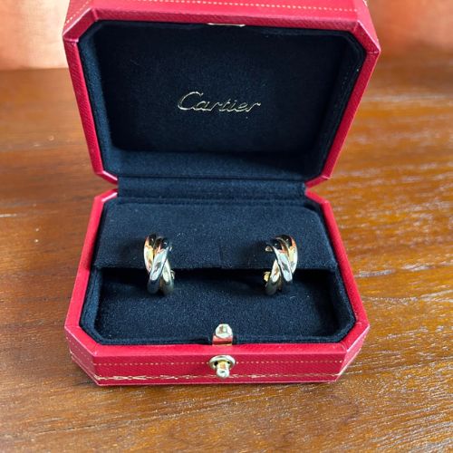 カルティエ　トリニティ　ピアス　大