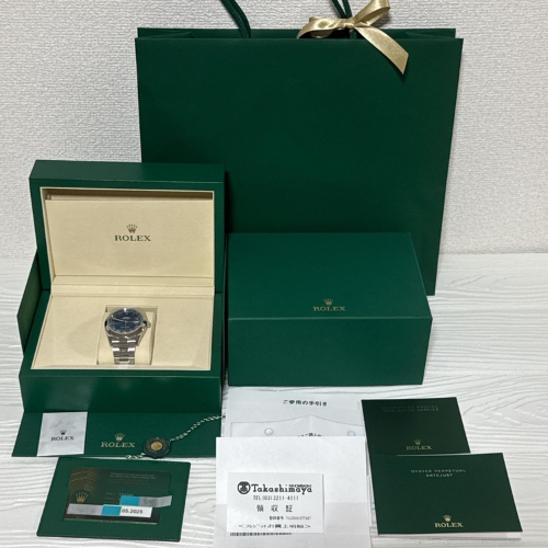 ロレックス デイトジャスト41mm 126300 アズーロブルー