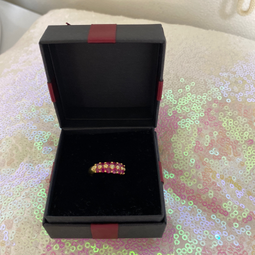 18金 ルビーリング