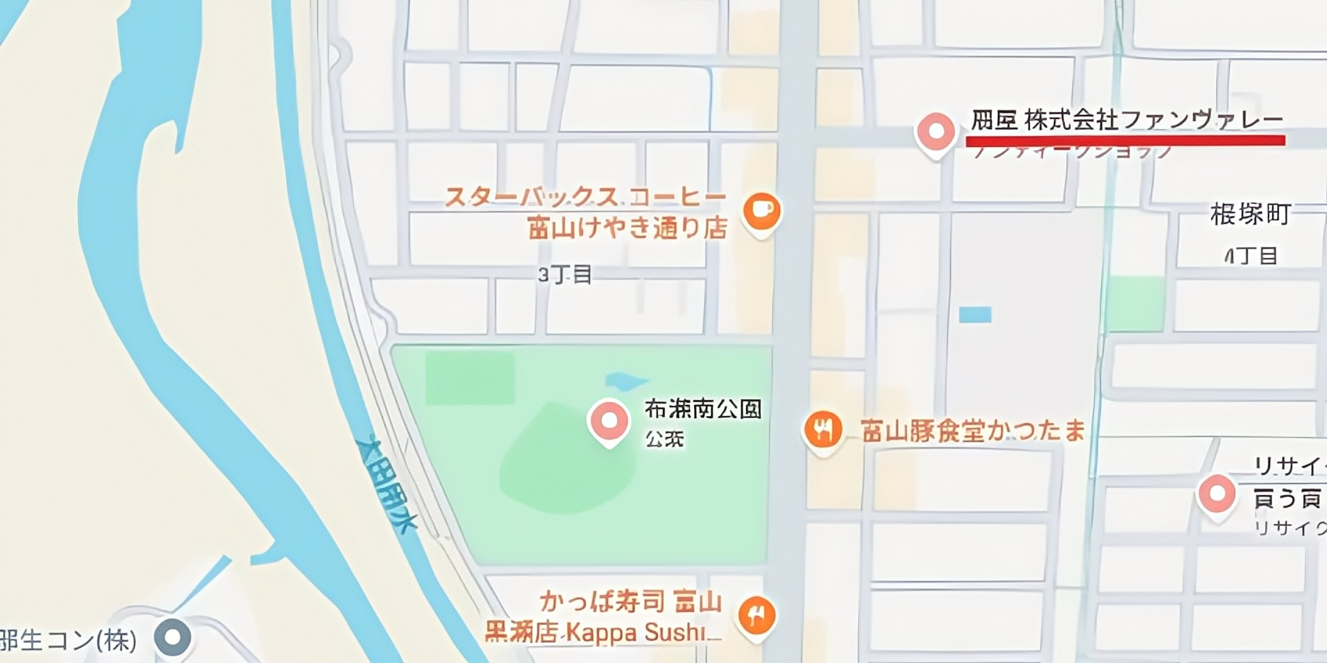 布瀬南公園周辺