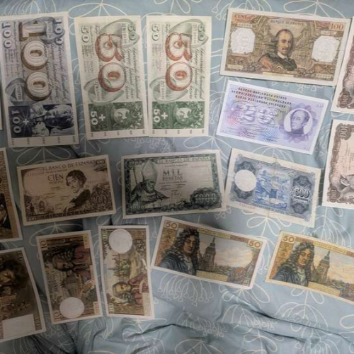 スイスフラン旧紙幣他海外アンティーク紙幣
