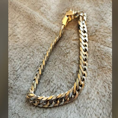 田中貴金属k18＆pt850ブレスレット