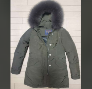 ウールリッチ ダウンコート ロング フード フォックスファー