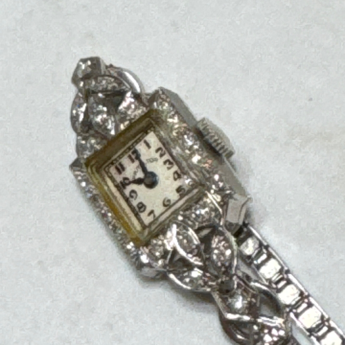 ハミルトン アンティーク ダイヤモンド付き