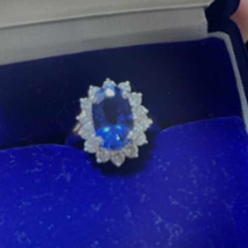 サファイアダイヤモンドリング