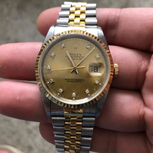 ロレックス デイトジャスト 41mmオイスタースチール&イエローゴールド