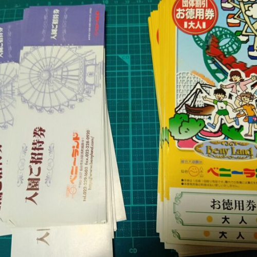 ベニーランド入園券