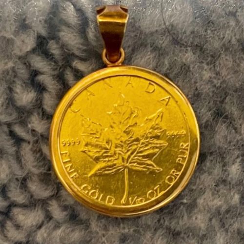 メイプルリーフ 1982年 1/10金貨