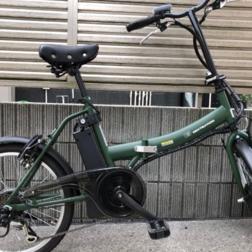 電動アシスト自転車 20インチ 折りたたみ LEDライト BM-AZ300