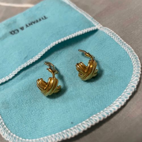 Tiffany イヤリング　18金