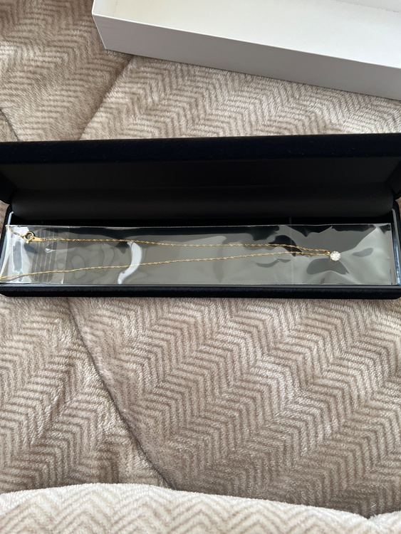 24Ｋネックレス 0.6カラットダイヤモンド