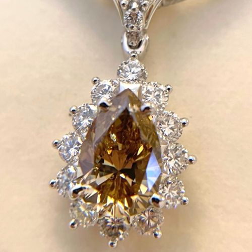 pt900ダイヤモンドペンダントpt850チェーン