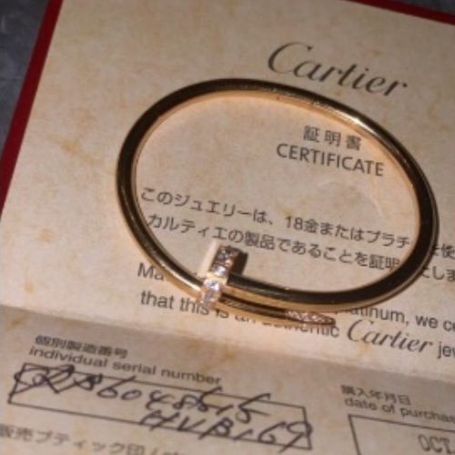 Cartierジュストアンクルブレスレット