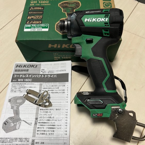 コードレスインパクトドライバーWH18DC