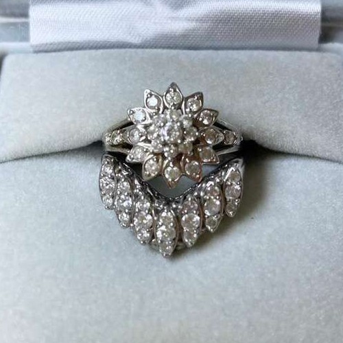 ダイヤモンドのプラチナリング