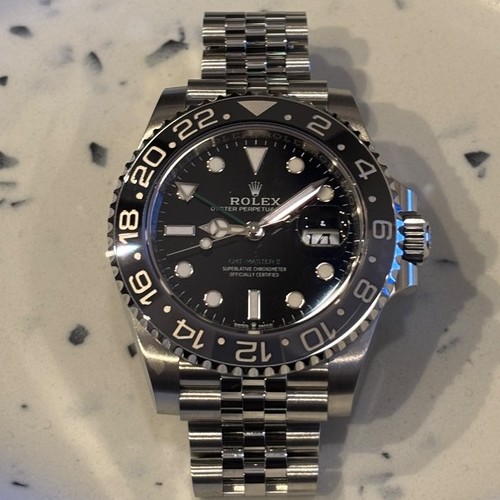 ロレックス GMTマスター GMTマスターII 126710GRNR [ジュビリーブレスレット ブラック