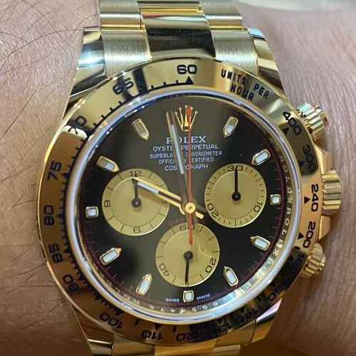 ロレックス デイトナ ロレックス コスモグラフデイトナ 116508 YG AT 黒文字盤