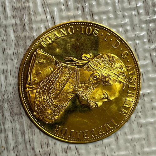 オーストリア　フランツ・ヨーゼフ１世４ダカット金貨
