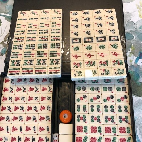 象牙麻雀牌セット