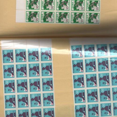 切手シート、バラ